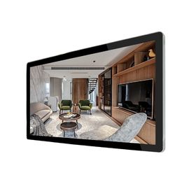 Soporte de la pared 43 jugador interactivo de la publicidad del quiosco HD LCD de la pantalla TFT táctil del LCD de la pulgada para la alameda