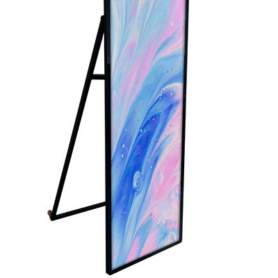 Señalización vertical de 75 de la pulgada Digitaces de la pantalla táctil que hace publicidad del quiosco de la exhibición