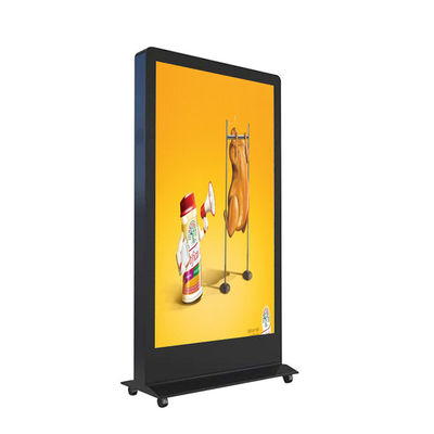Cámara LCD del reconocimiento de cara que hace publicidad del quiosco de la exhibición de la señalización de Digitaces con las ruedas