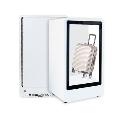 Caja transparente elegante del gabinete del LCD de la pantalla táctil del escaparate de 15,6 pulgadas para la publicidad