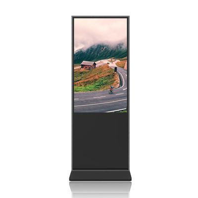 Quiosco permanente de la pantalla del panel 4k HD Smart de la pantalla táctil de la exhibición de la publicidad del piso